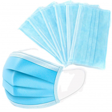 Medical face mask 3 ply with loops (10 per pack)