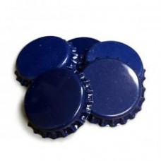 Blue Crown Bottle Caps (100)