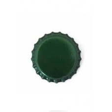 Green Crown Bottle Caps (100)