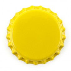 Yellow Crown Bottle Caps (100)